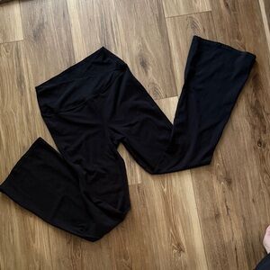 Yogalicious Black Luxe Madison Crossover Flare